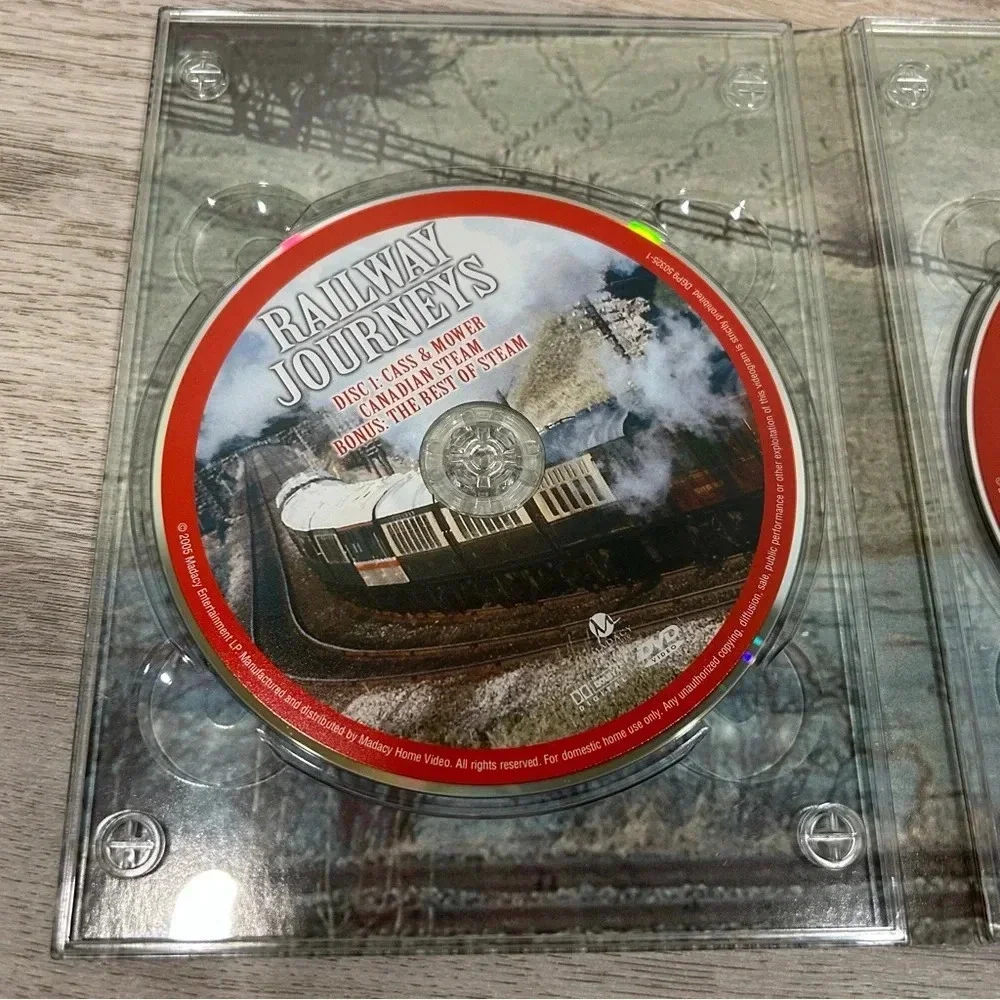 Railway Journeys: The Vanishing Age of Steam DVD 5-Disc Set 2005 Train History - Picture 3 of 11